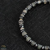 African Bloodstone mens beaded bracelets